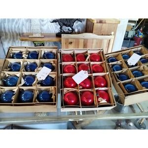 Poland vintage glass blown ornaments